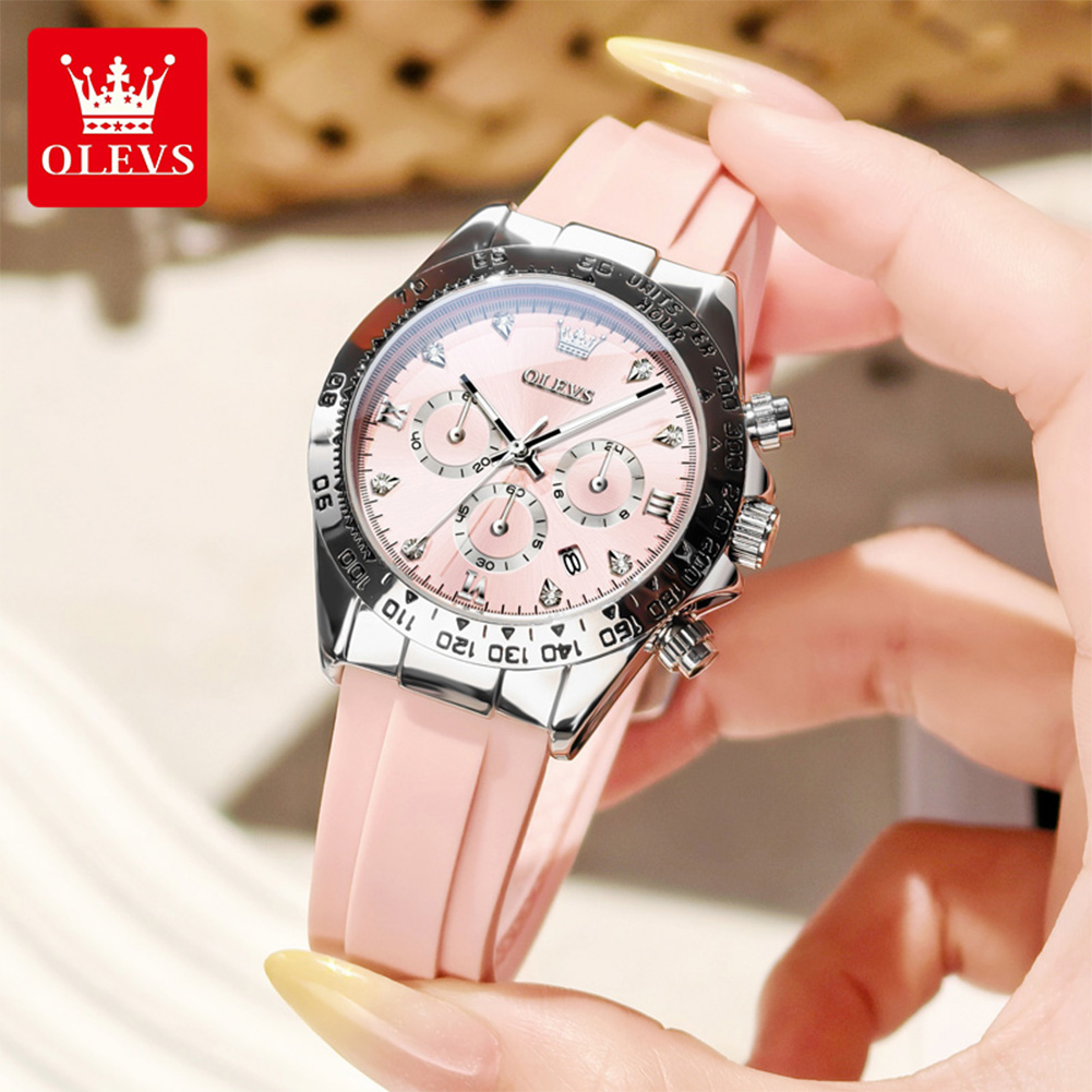 Luxury Watch Hd - ساعة نسائية OLEVS 5618 متعددة الوظائف