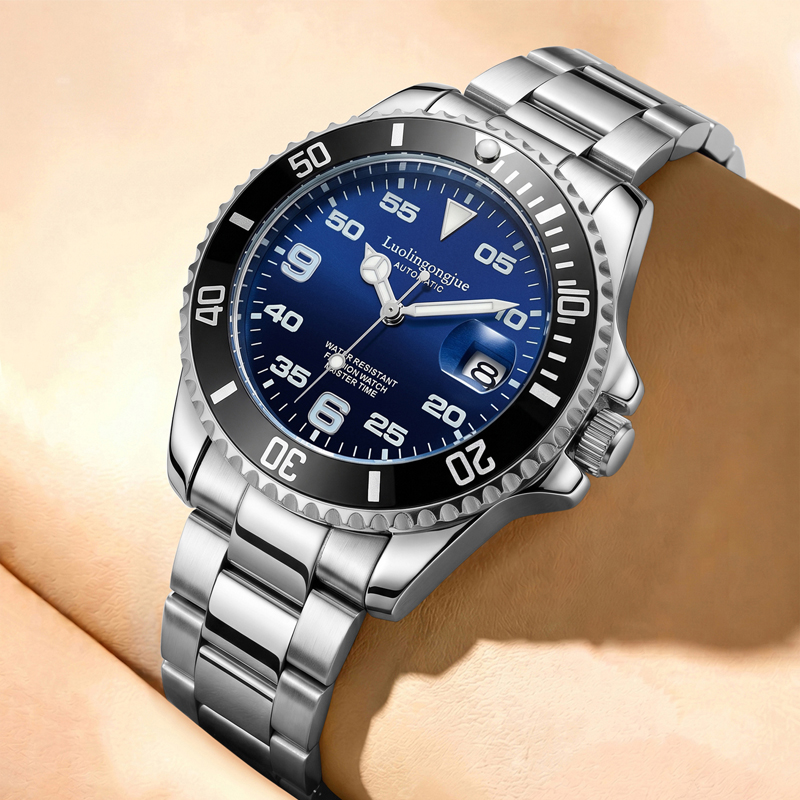 Luxury Watch Name Brands - ساعة رجالية فاخرة جديدة، ساعة ميكانيكية