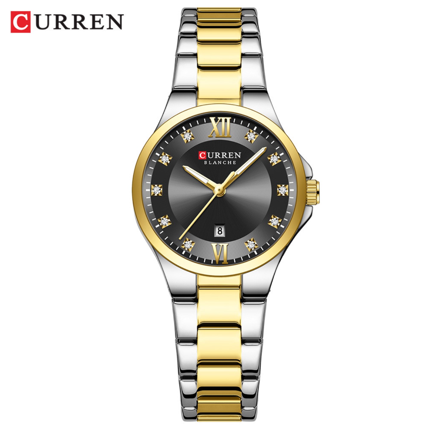 Luxury Watch Quartz - ساعات نسائية فاخرة من CURREN، ساعة