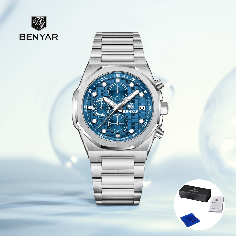 Luxury Watch Case - 2025 جديد BENYAR ساعات رجالية فاخرة