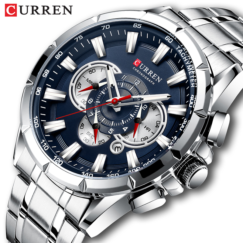 Luxury Watch Manufacturers - CURREN ساعة معصم الرجال مقاوم للماء