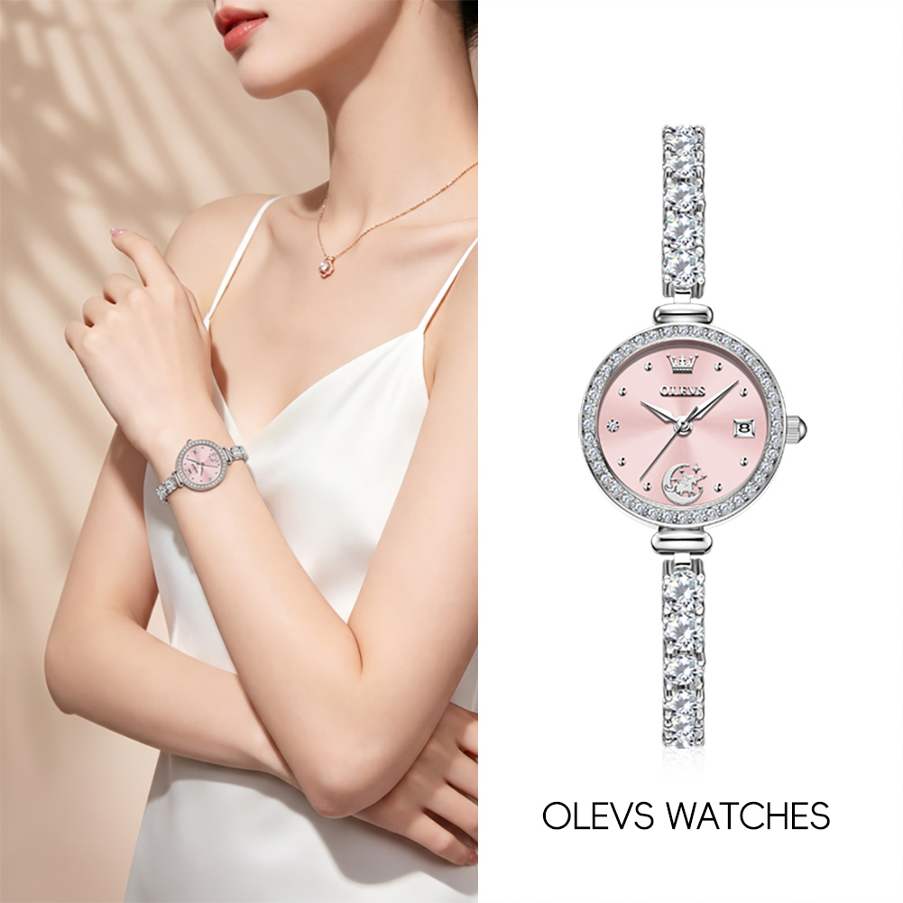 Luxury Watch Logo - ساعة OLEVS 2998 أصلية للنساء مع
