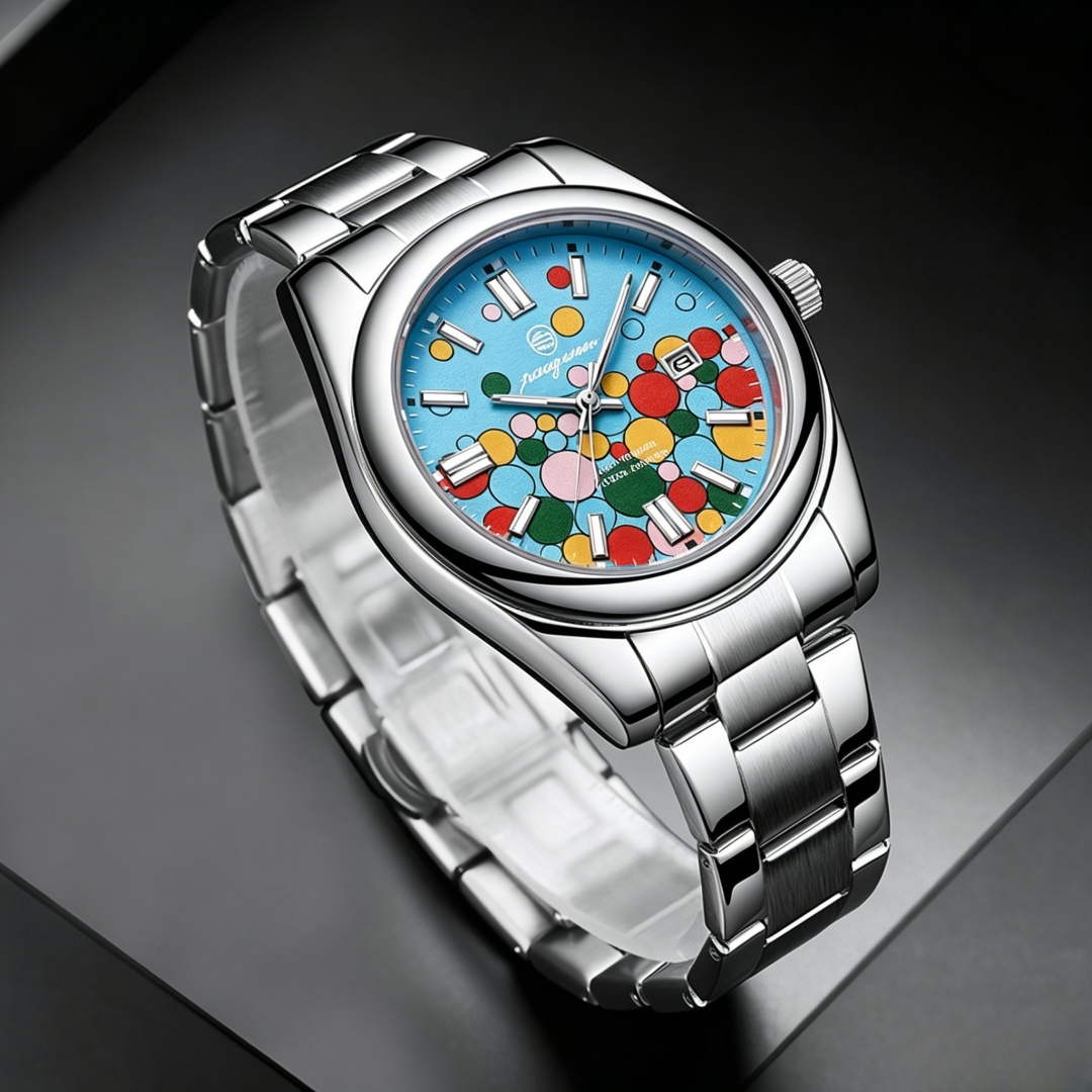 Luxury Watch Nice - ساعة يد رجالية فاخرة من الفولاذ