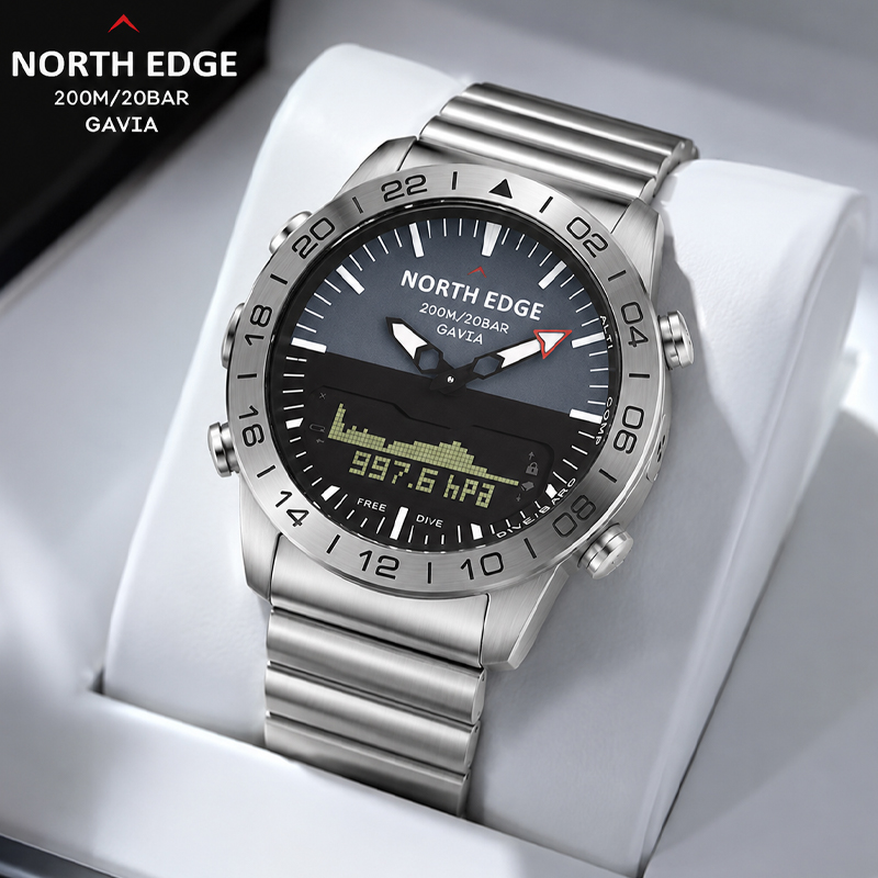 Compass Watch Luxury - ساعة رقمية رياضية للغوص من نورث
