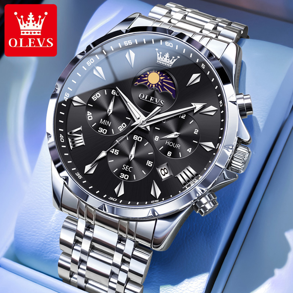 Luxury Watch Manufacturers - ساعة رجالية من ماركة OLEVS 3653