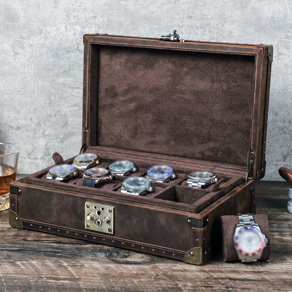 Luxury Watch Case - علبة ساعات جلدية فاخرة من CONTACT'S