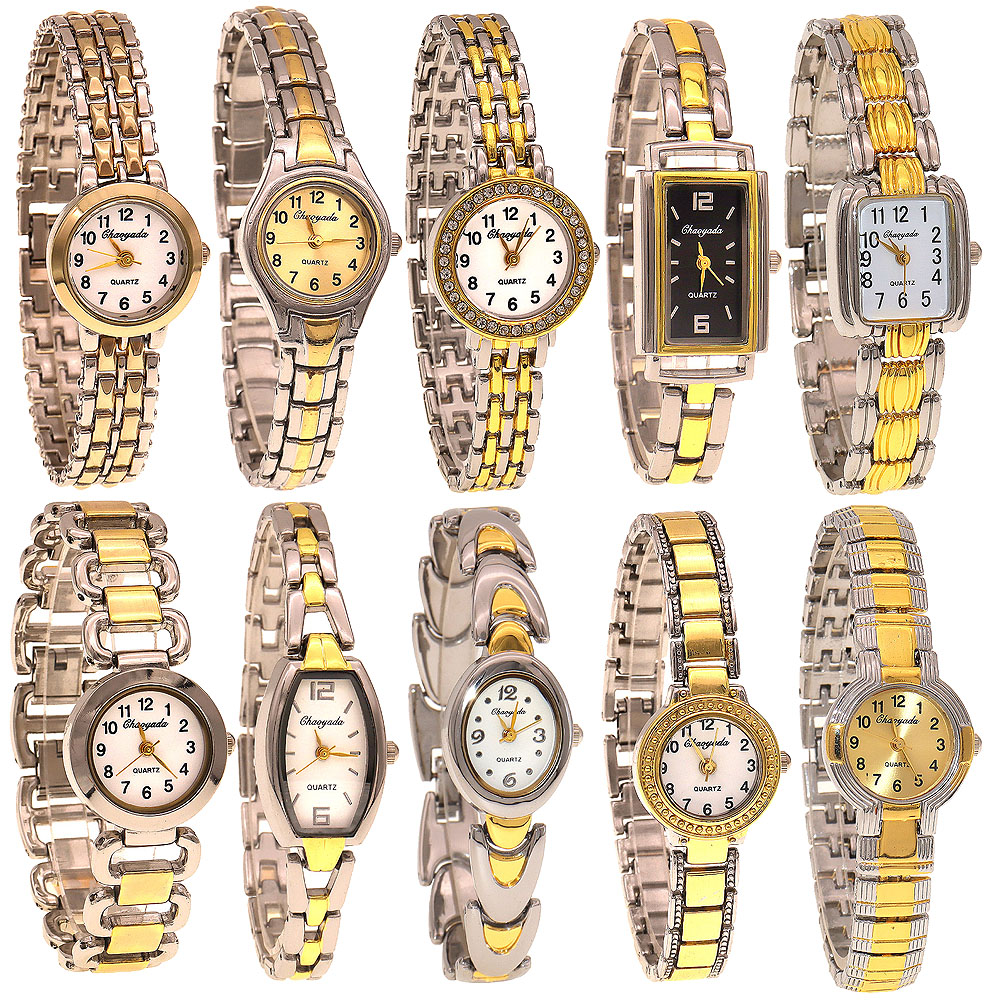 Luxury Watch Ladies - 10 قطع/مجموعة، ساعات يد نسائية فاخرة