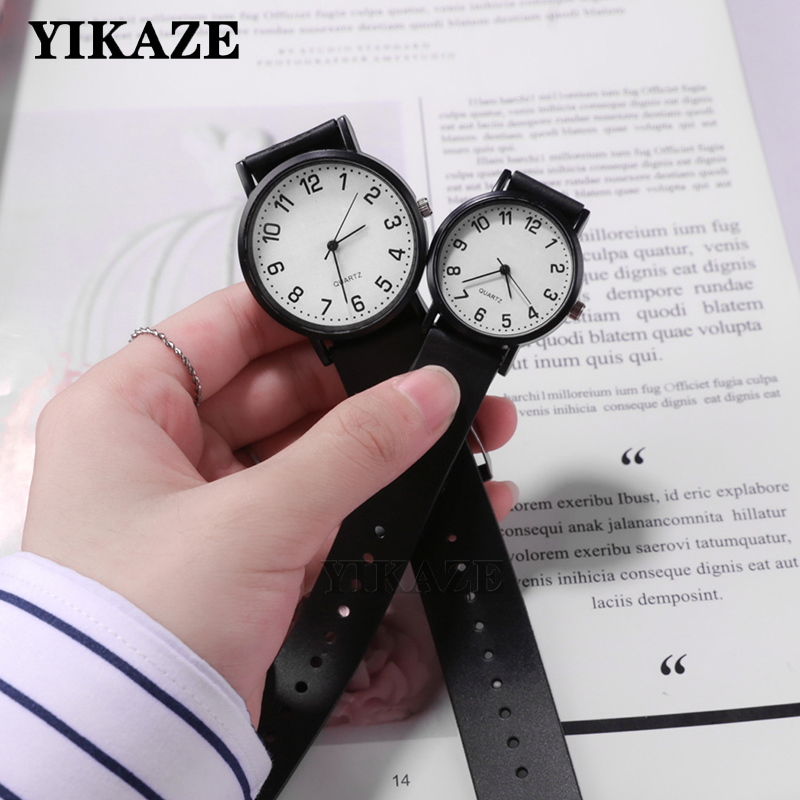 Luxury Watch White - YIKAZE-ساعة كوارتز نسائية بسيطة ، ساعة