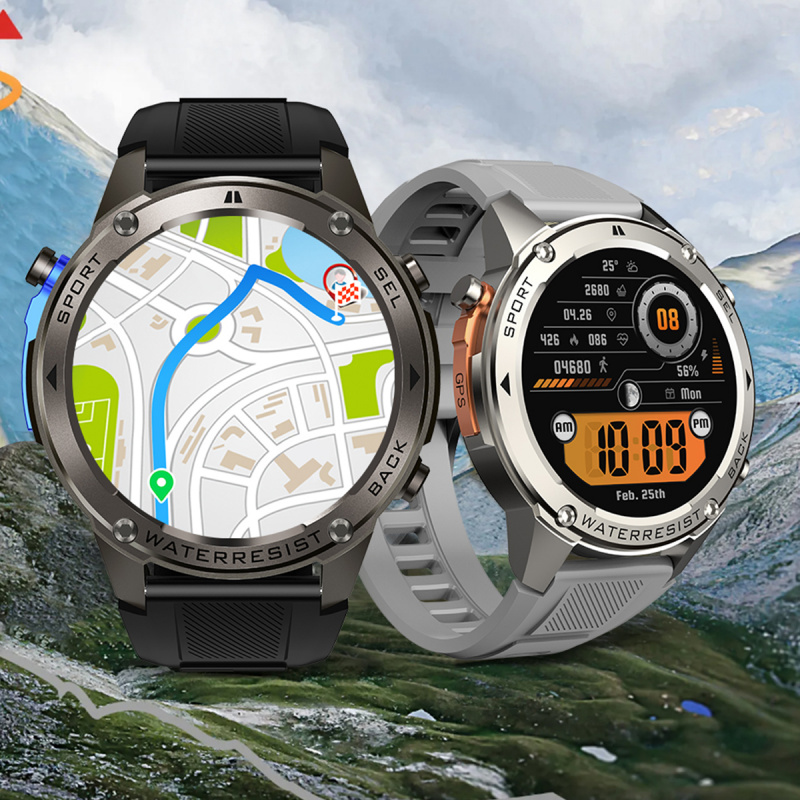 Compass Watch Luxury - الساعات الذكية الفاخرة الذكور اللياقة البدنية