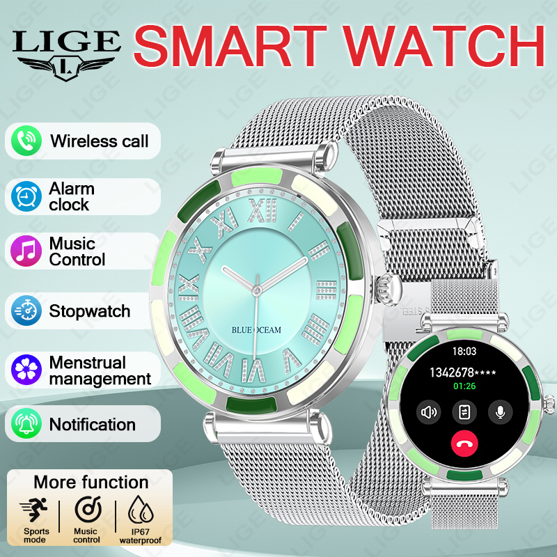 Luxury Watch Hd - ساعات ذكية فاخرة للنساء من LIGE