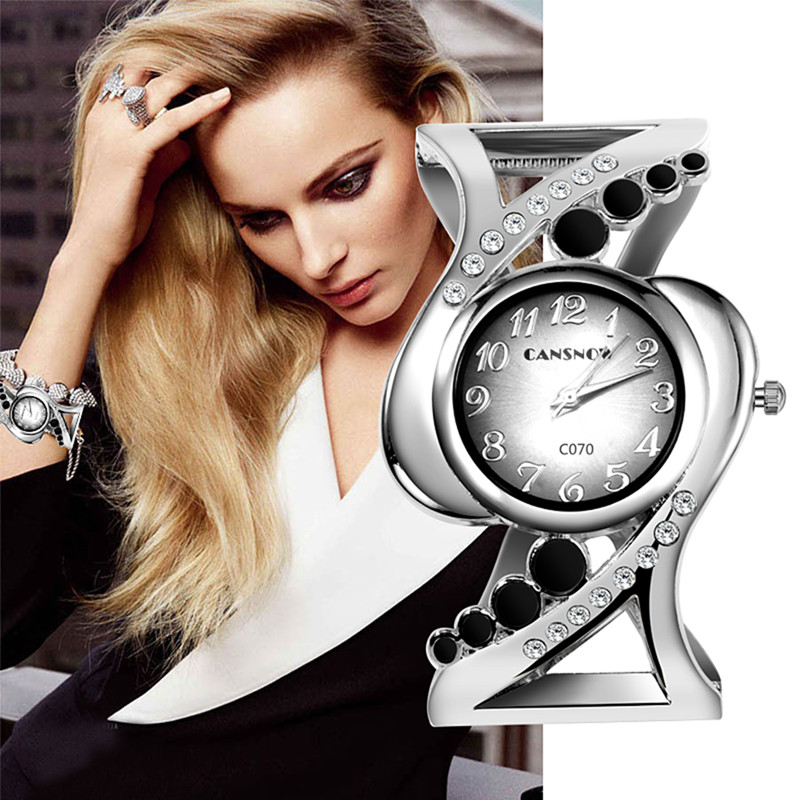 Luxury Watch Diamond - المرأة الإسورة ساعة اليد كريستال السيدات