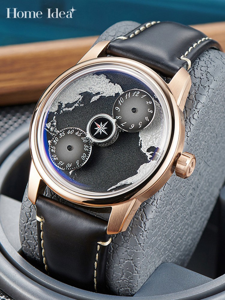 Compass Watch Luxury - ساعات يد رجالية كاجوال للعمل من