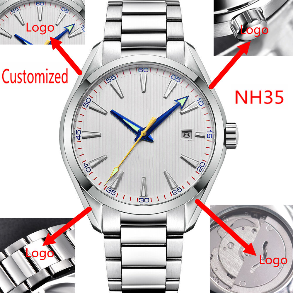 Luxury Watch Logo - ساعات يد رجالية أوتوماتيكية مخصصة بشعار