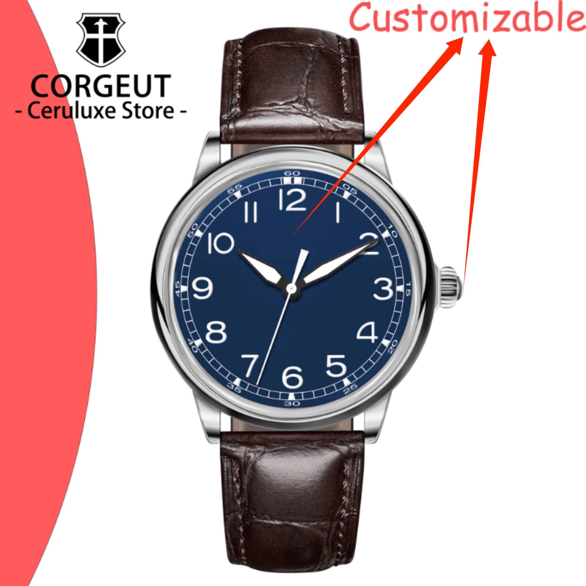 Luxury Watch Logo - ساعات رجالية فاخرة ميكانيكية أوتوماتيكية بشعار