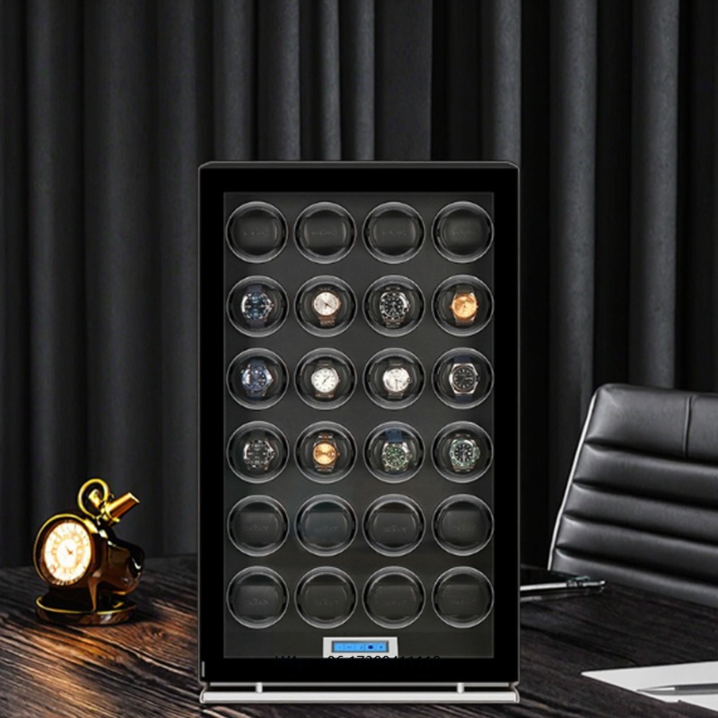 Luxury Watch Case - صندوق تدوير ساعات أوتوماتيكي فاخر ومتين