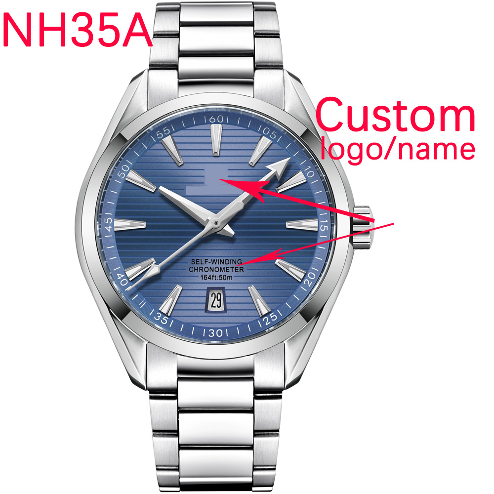 Luxury Watch Logo - فاخر NH35 Movt شعار مخصص 41