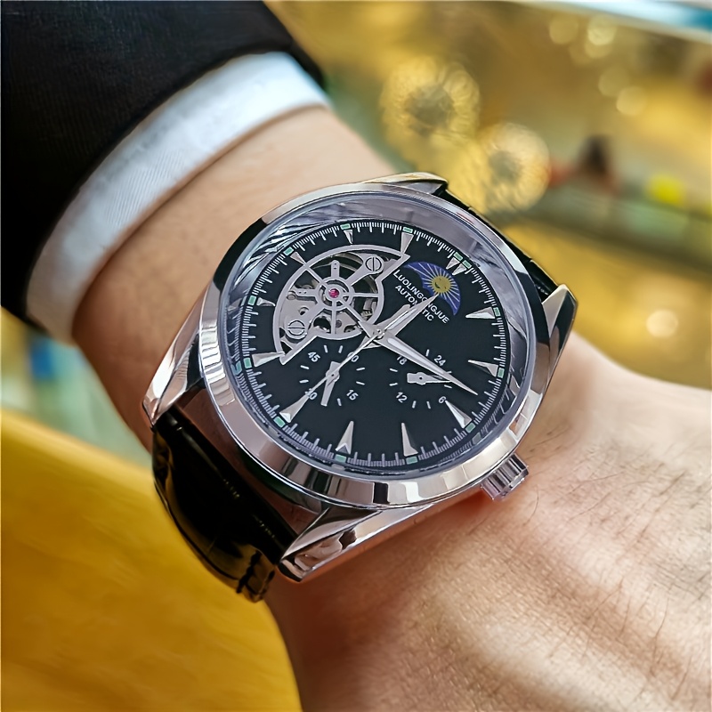 Luxury Watch Name Brands - ساعة ميكانيكية رجال الأعمال الفاخرة الراقية،