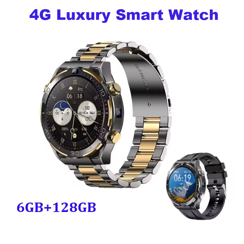 Luxury Watch On Wrist - ساعة ذكية جديدة 4G LTE للرجال