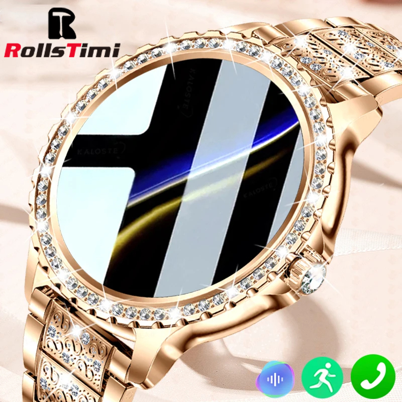 Luxury Watch On Wrist - أزياء فاخرة الذهب المرأة ساعة ذكية