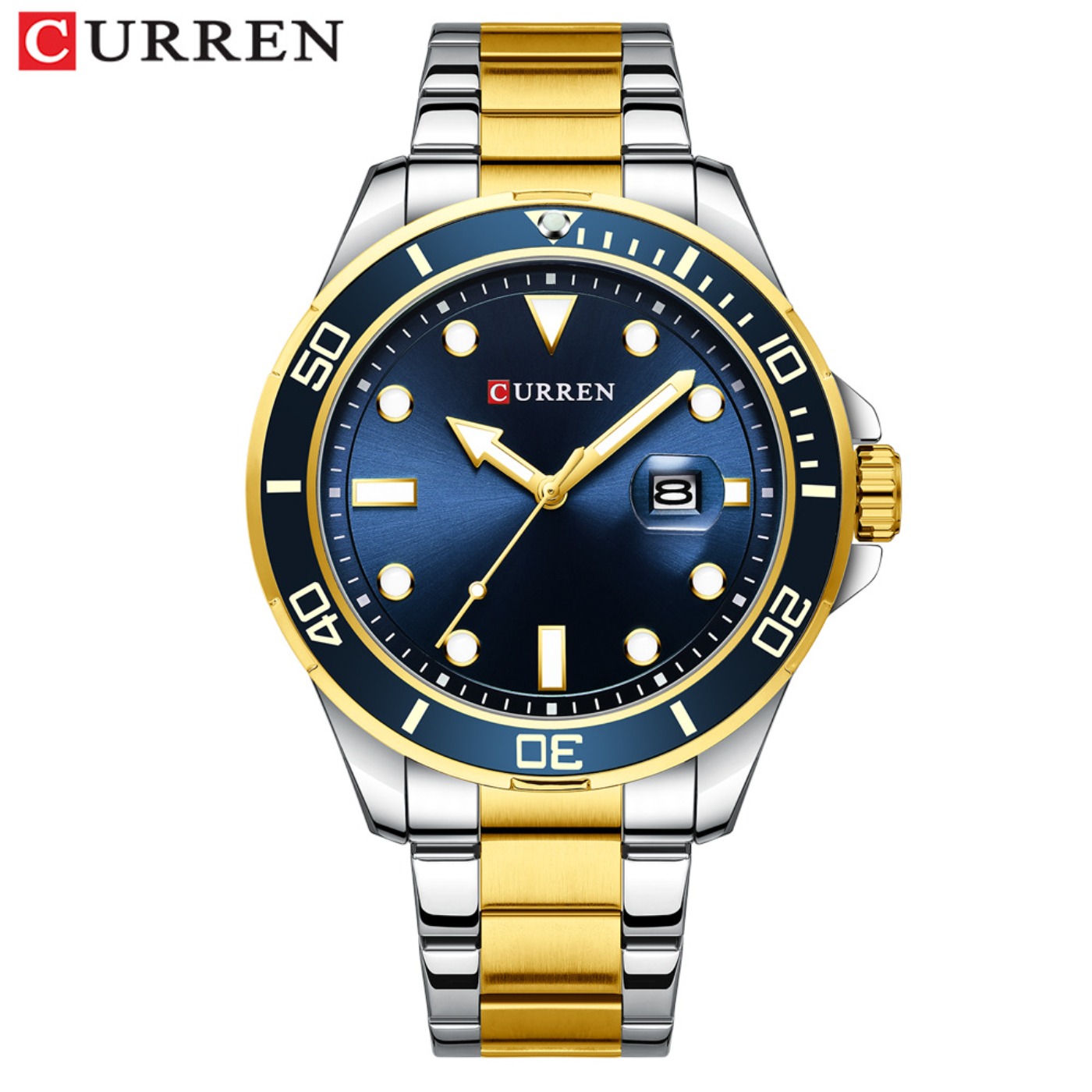 ساعات CURREN الجديدة من سلسلة  - مراجعة Luxury Watch Green وسعره