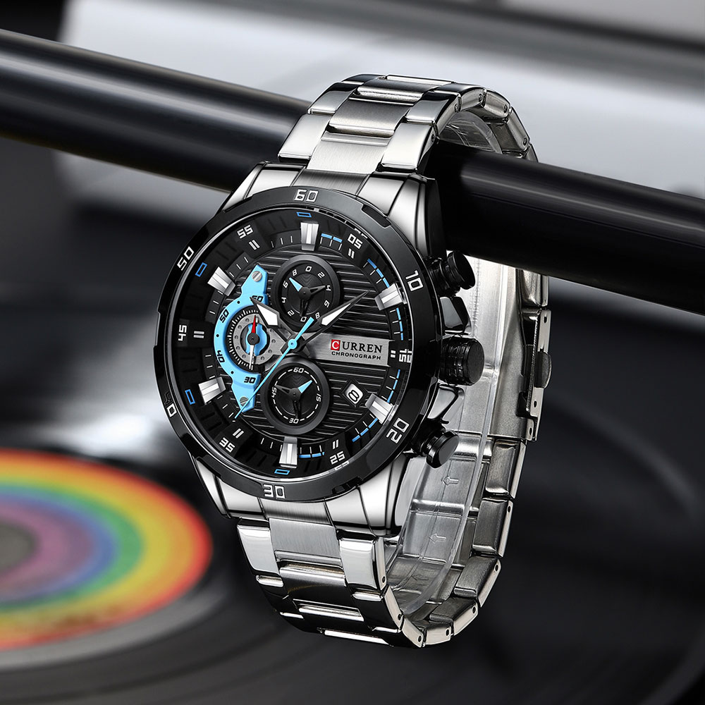ساعات للرجال CURREN رجل ساعة ا - مراجعة Luxury Watch Manufacturers وسعره