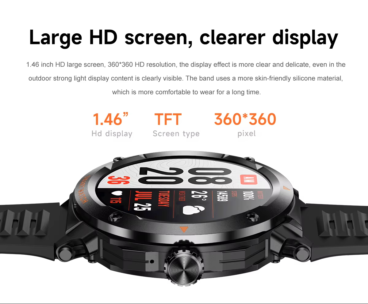NFC ساعة ذكية سماعة لاسلكية 2  - مراجعة Luxury Watch On Wrist وسعره