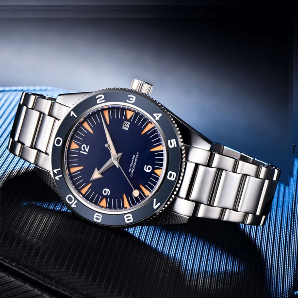شعار مخصص NH35 ساعة يد تعمل با - مراجعة Luxury Watch Logo وسعره