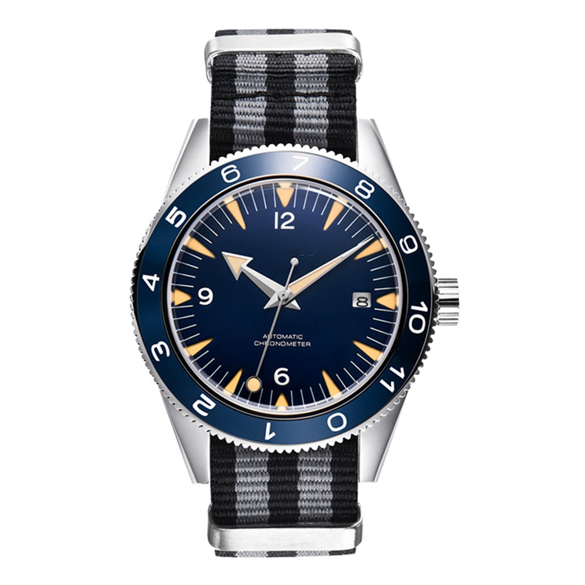 شعار مخصص NH35 ساعة يد تعمل با - مراجعة Luxury Watch Logo وسعره