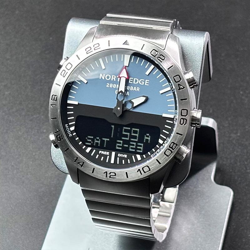 ساعة غوص رجالية من نورث إيدج،  - مراجعة Compass Watch Luxury وسعره