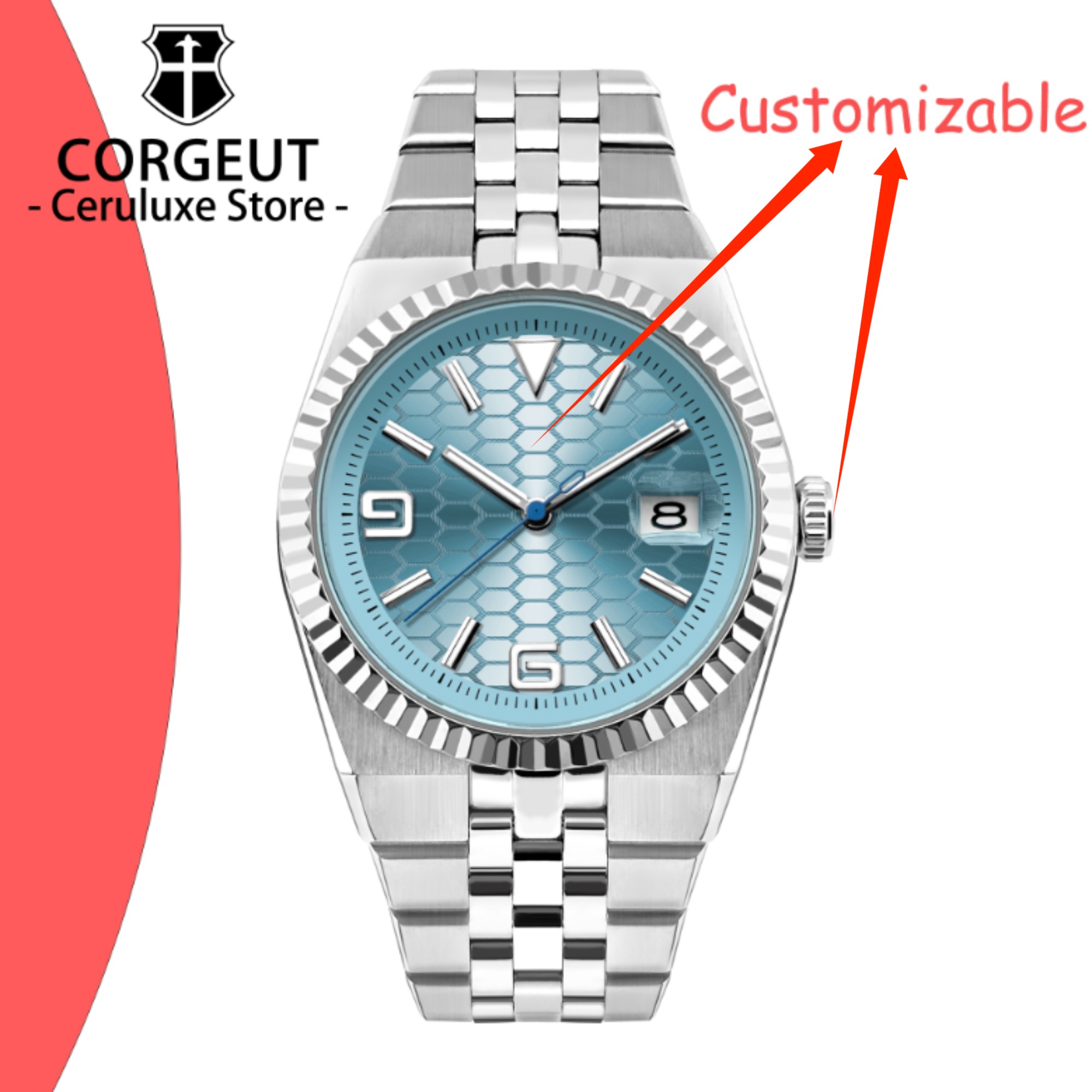 ساعات رجالية ميكانيكية أوتومات - مراجعة Luxury Watch Logo وسعره