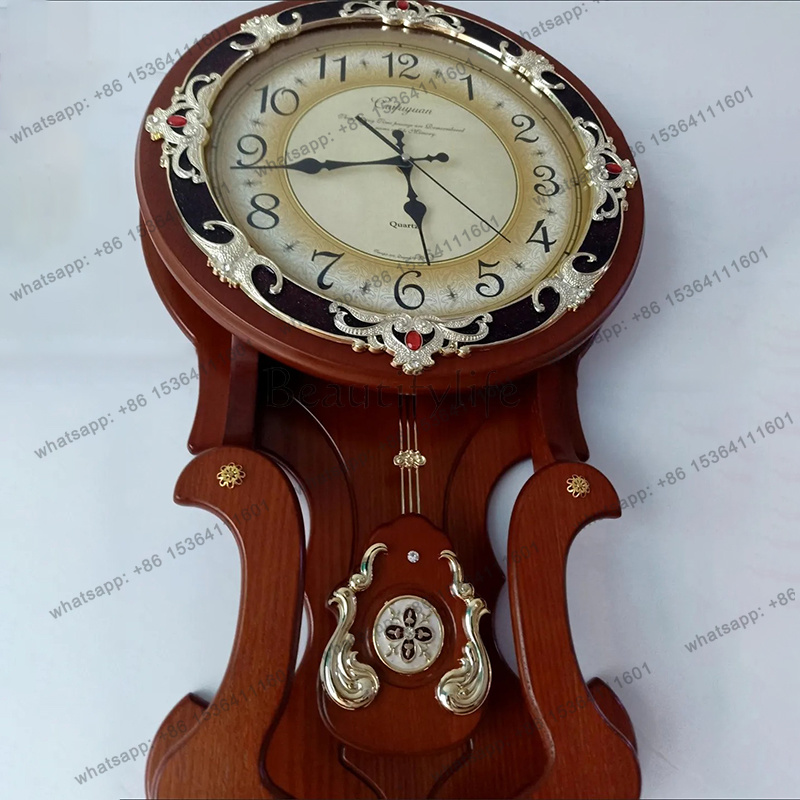 ساعات حائط خشبية عتيقة صامتة م - مراجعة Luxury Watch Europe وسعره