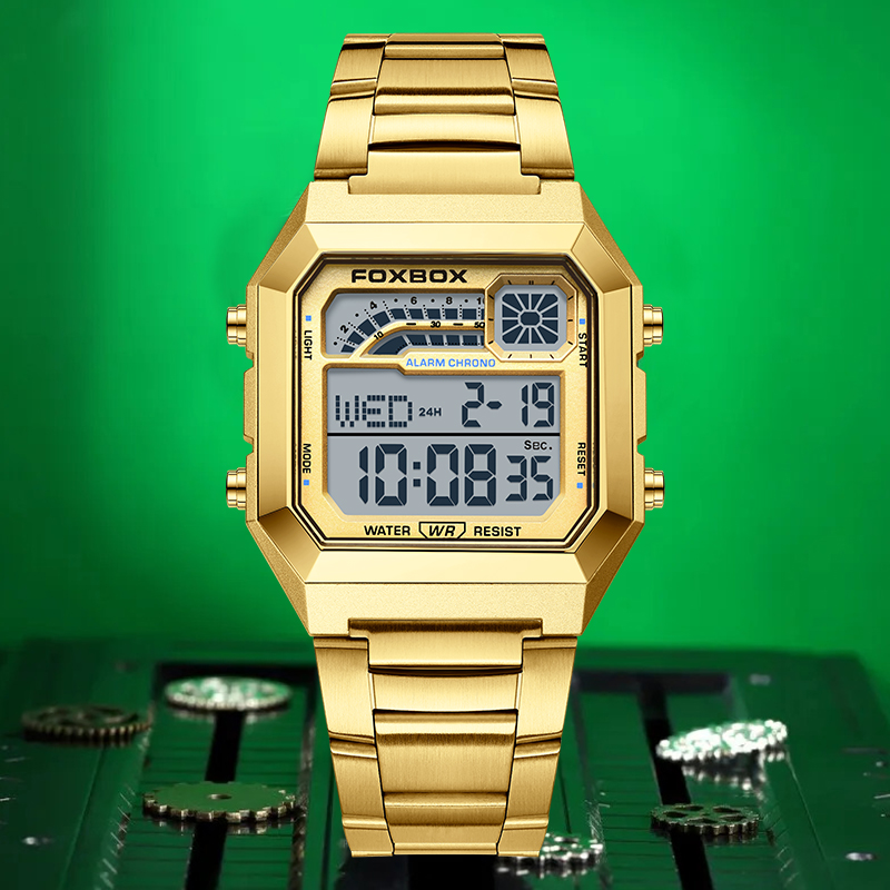 ساعة رجالية رقمية فاخرة من FOX - مراجعة Luxury Watch Hd وسعره