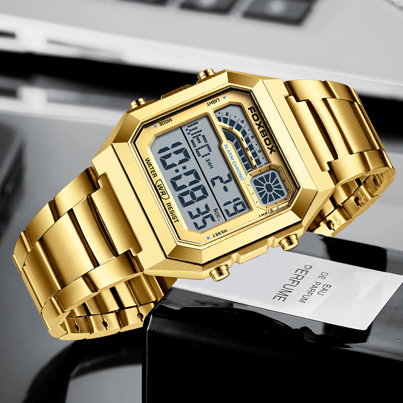 ساعة رجالية رقمية فاخرة من FOX - مراجعة Luxury Watch Hd وسعره