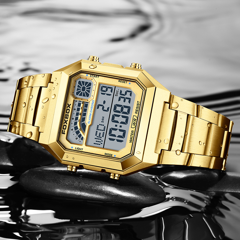 ساعة رجالية رقمية فاخرة من FOX - مراجعة Luxury Watch Hd وسعره