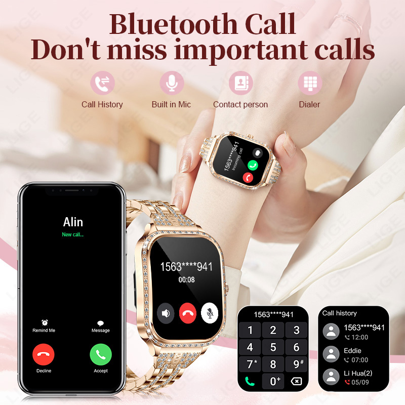 ساعة ذكية فاخرة جديدة للسيدات  - مراجعة Luxury Watch Hd وسعره