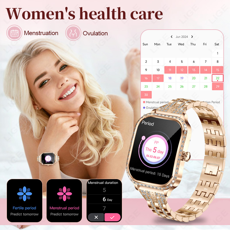 ساعة ذكية فاخرة جديدة للسيدات  - مراجعة Luxury Watch Hd وسعره