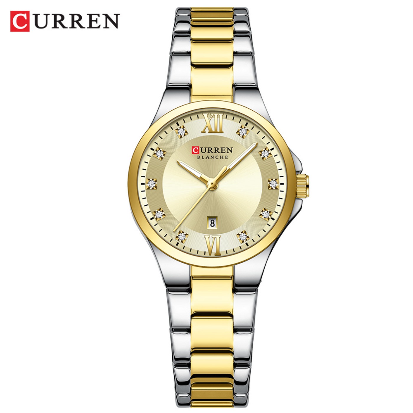 ساعات نسائية فاخرة من CURREN،  - مراجعة Luxury Watch Quartz وسعره
