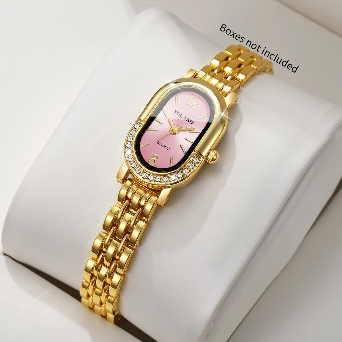 ساعة كوارتز نسائية فاخرة مرصعة - مراجعة Luxury Watch Case Travel وسعره