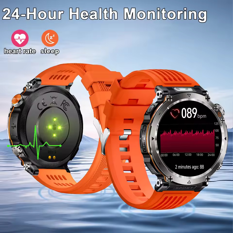 ساعة ذكية HT30 فاخرة جديدة لعا - مراجعة Compass Watch Luxury وسعره
