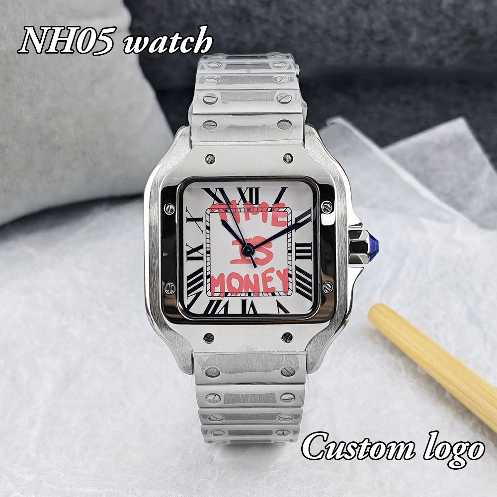 ساعة NH05 مربعة الشكل جديدة، س - مراجعة Luxury Watch Logo وسعره