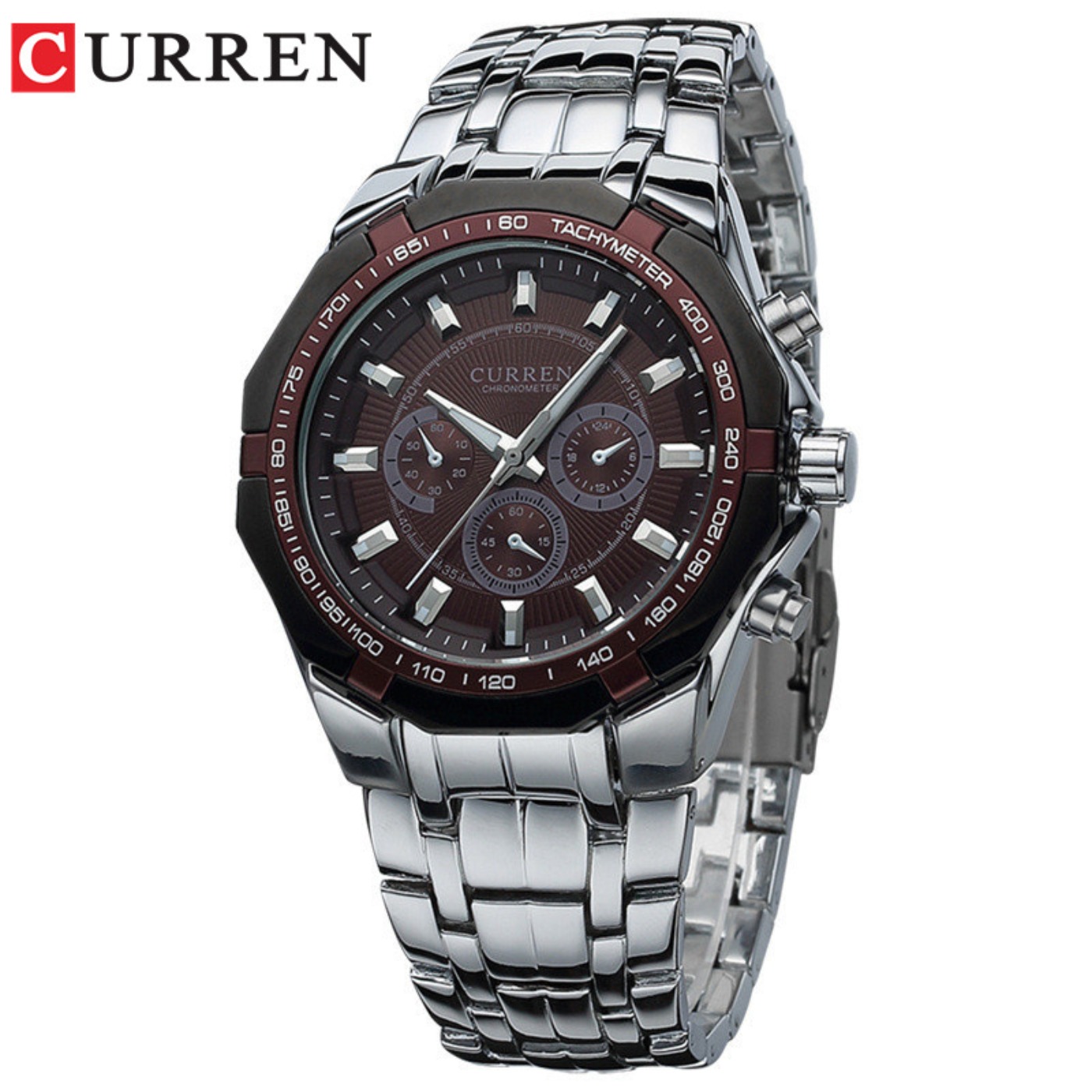 ساعات رجالية فاخرة من CURREN،  - مراجعة Luxury Watch Logo وسعره