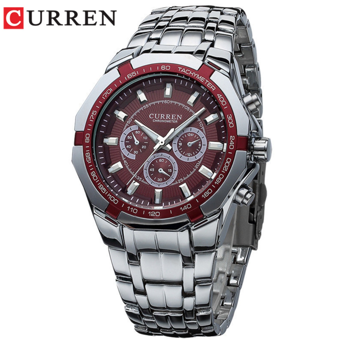 ساعات رجالية فاخرة من CURREN،  - مراجعة Luxury Watch Logo وسعره