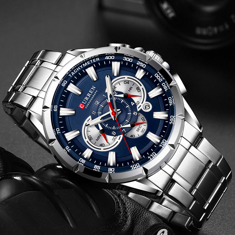 CURREN ساعة معصم الرجال مقاوم  - مراجعة Luxury Watch Manufacturers وسعره