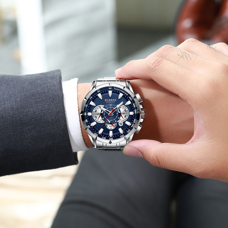 CURREN ساعة معصم الرجال مقاوم  - مراجعة Luxury Watch Manufacturers وسعره