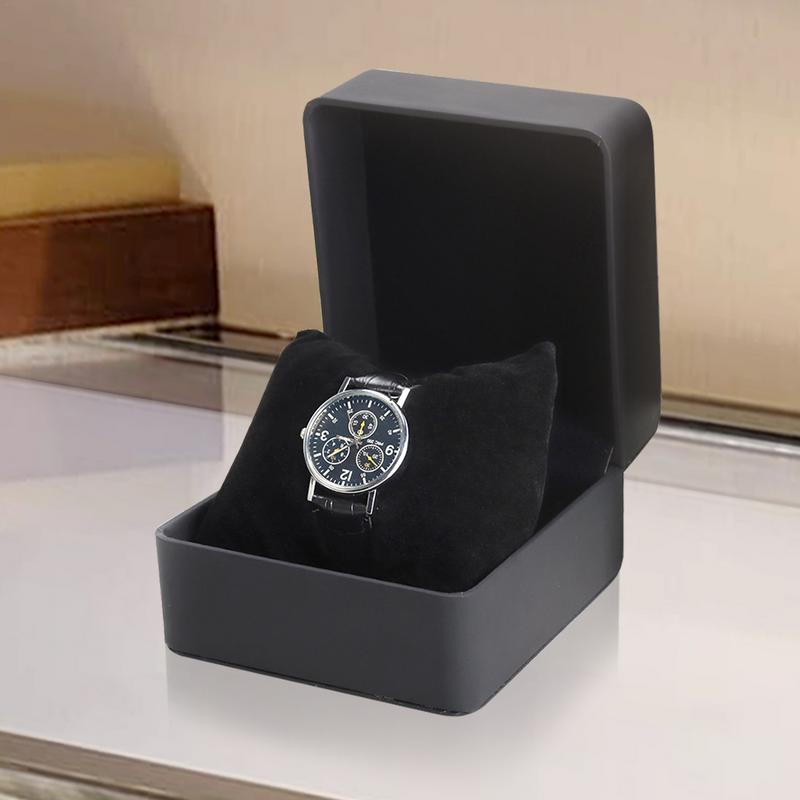 صندوق تخزين ساعات جلدي فاخر لل - مراجعة Luxury Watch Case Travel وسعره