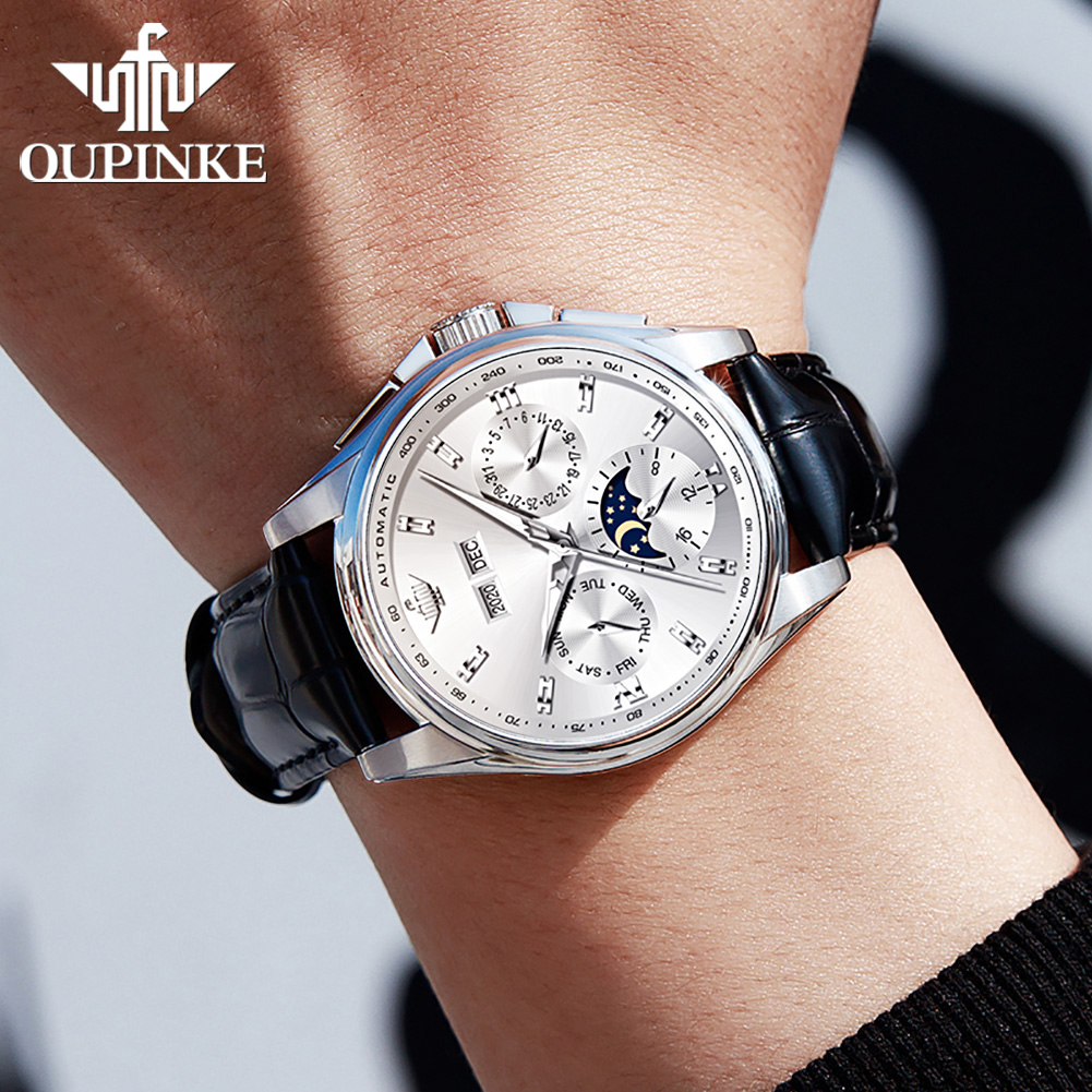 OUPINKE 3189 ساعة رجالية ماركة - مراجعة Luxury Watch Hd وسعره
