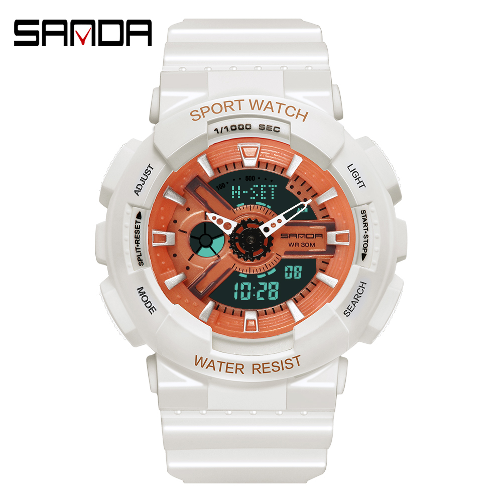 موضة Sanda العلامة التجارية في - مراجعة Luxury Watch White وسعره