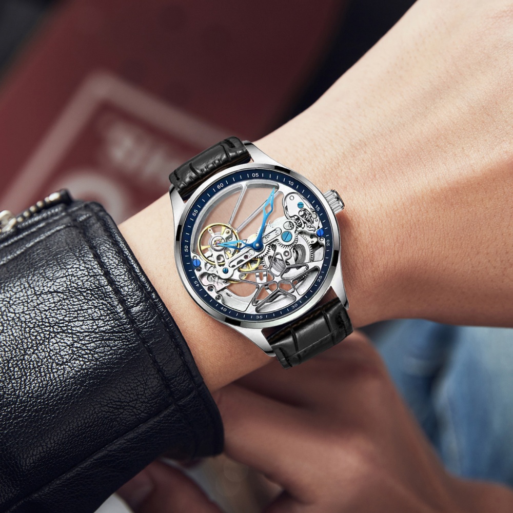 ساعة رجالية مجوفة أصلية جديدة  - مراجعة Luxury Watch Name Brands وسعره