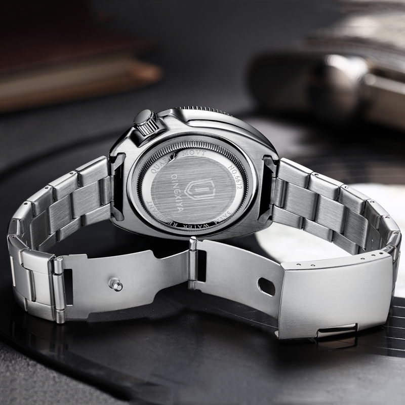 QINGXIYA ساعات رجالي العلامة ا - مراجعة Luxury Watch Hd وسعره