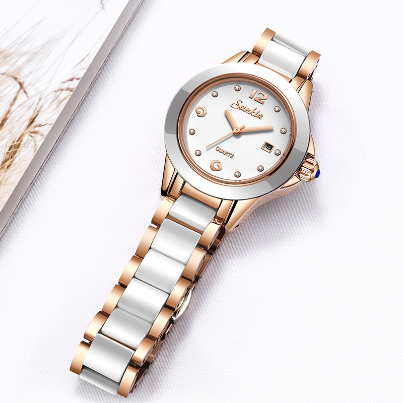 ساعة Sunkta كاجوال كوارتز نسائ - مراجعة Luxury Watch Ladies وسعره